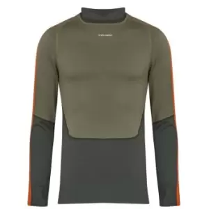 Icebreaker 200 Sonebula LS High Neck Thermal Top - Green