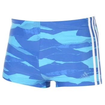 adidas 3S FIT Swim Shorts Mens - Blue