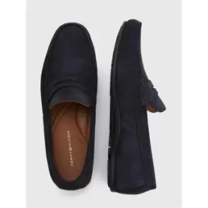 Tommy Hilfiger Casual Hilfiger Suede Driver - Blue