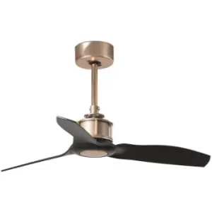 Faro just - Copper, Black Ceiling Fan 81cm Smart - Remote Included