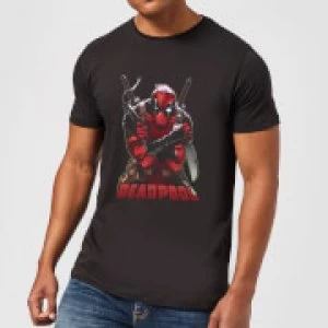 Marvel Deadpool Ready For Action T-Shirt - Black - M