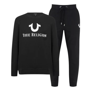 True Religion Crew Pullover Tracksuit - Black