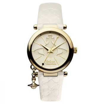 Vivienne Westwood Womens Orb II Watch - Gold/White