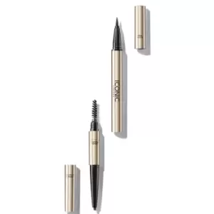 Iconic London Triple Precision Brow Definer 0.33g (Various Colours) - Cool Brown