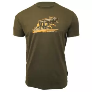 Trespass Mens Fastest T-Shirt (M) (Khaki)