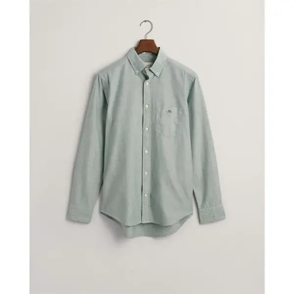 Gant Regular Fit Oxford Shirt - Green M