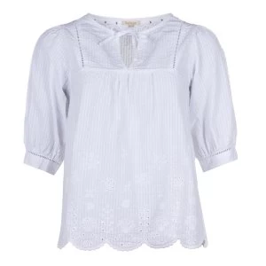 Barbour Womens Filey Top White 10