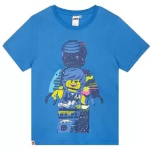 Lego Movie 2 Boys Rex Dangervest T-Shirt (3-4 Years) (Blue)