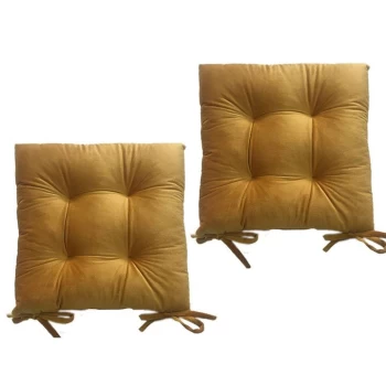 Cushion Collective 2 Pack Seat Pads - Ochre