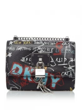 DKNY Elissa small flap cross body Multi Coloured