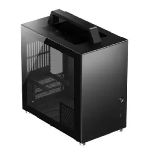 Jonsbo Jonsbo T8 PLUS Mini-ITX Gehaeuse, Tempered Glass - schwarz Mini tower Game console casing, Casing Black