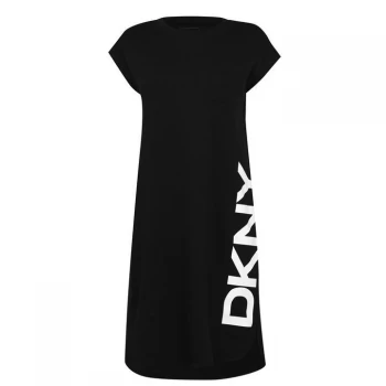 DKNY Logo Mini Dress - Black