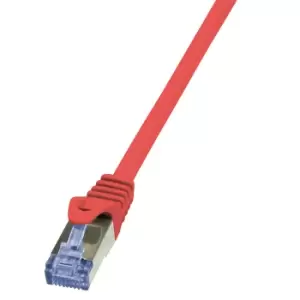 LogiLink 1m Cat.6A 10G S/FTP networking cable Orange Cat6a S/FTP...