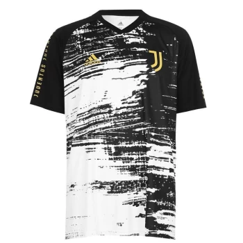 adidas Juventus Pre Match Shirt 2020 2021 Mens - White