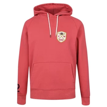 Jack Wills Keasdon Graphic Hoodie - Red