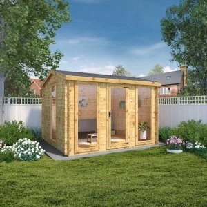 Mercia Kielder 19mm Log Cabin - 3.5m x 3m