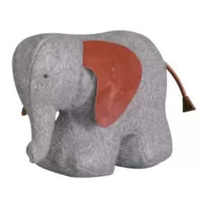 Eric Elephant Doorstop Grey