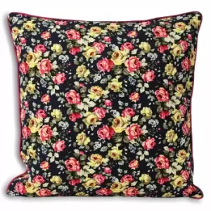 Riva Home Victoria Floral Cushion Cover (45x45cm) (Navy)