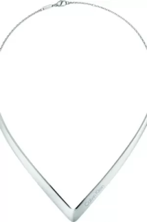 Ladies Calvin Klein Stainless Steel Outline Choker Necklace KJ6VMJ000100