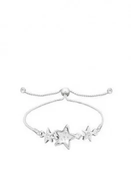 Jon Richard Silver Plated Swarovski Celestial Toggle Bracelet