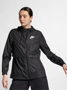 Nike NSW Essential Woven Jacket - Black Size M Women