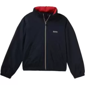 Boss Water-repellent hooded jacket - Blue