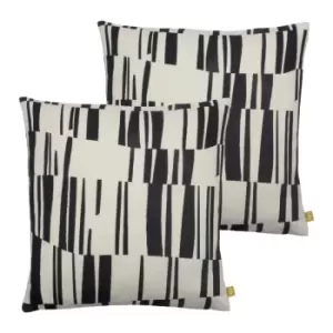 Furn. Adda Twin Pack Polyester Filled Cushions Multi