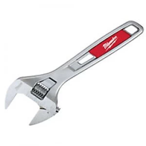 Milwaukee 48227508 Adjustable Wrench Ergnomic Chrome Plated