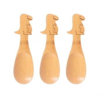 Sass & Belle T-Rex Bamboo Spoons - Set of 3