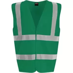 PRO RTX High Visibility Unisex Waistcoat (L) (Paramedic Green) - Paramedic Green
