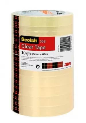 3M Scotch Transparent Tape 15mm x 66m