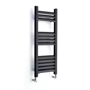 Accuro Korle Champagne Vertical Designer Towel Radiator Anthracite (H)800 mm (W)500 mm