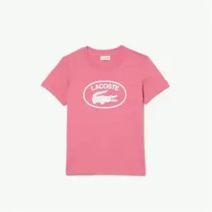 Lacoste Jersey T-Shirt Juniors - Pink