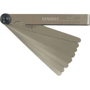 4' 10 Blade Imperial Feeler Gauge - Kennedy