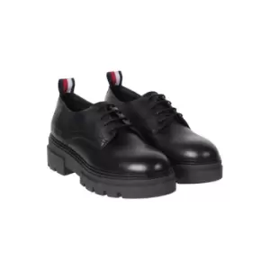 Tommy Hilfiger Leather Lace Up Shoe - Black