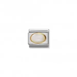 Nomination Composable Classic Gold White Mother Of P l Link 030502/12