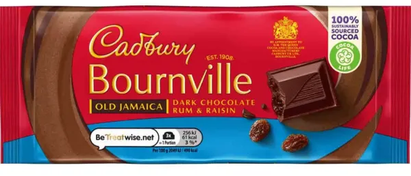 Cadbury Gifts Direct Cadbury Bournville Old Jamaica Bar 100g 4084544