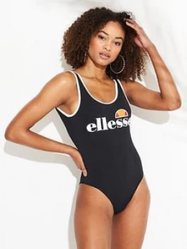 Ellesse Lilly Swimsuit - Black, Size 12, Women