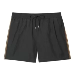 Paul Smith Stripe Swim Shorts - Black