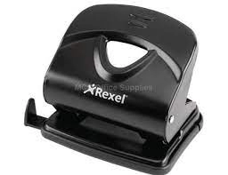 Rexel V230 Value 2-Hole Metal Punch 30 Sheet Black