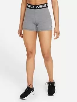 Nike Pro Training 365 5" Short - Grey, Size L, Women