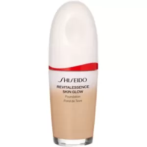 Shiseido Revitalessence Skin Glow Foundation light illuminating foundation SPF 30 shade Cashmere 30ml