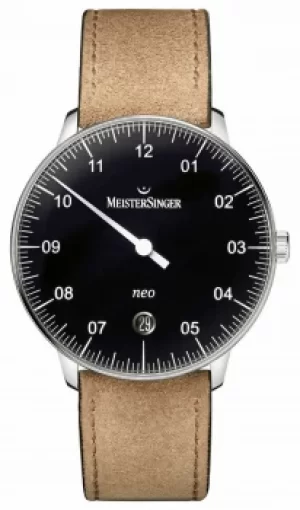 MeisterSinger Mens Form And Style Neo Automatic Black Watch