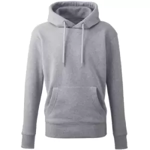 Anthem Unisex Adult Organic Hoodie (XL) (Grey Marl)