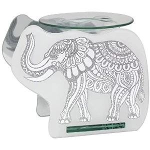 Glass Elephant Wax Oil Warmer By Lesser & Pavey