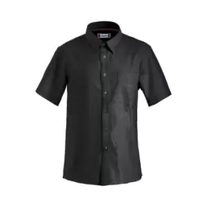 Clique Mens New Cambridge Formal Shirt (XL) (Black)