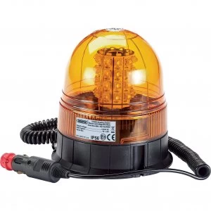 Draper RWB5 Magnetic Base LED Rotating Warning Light / Beacon