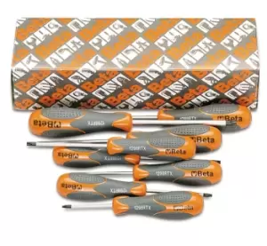 Beta Tools 1298 RTX/S8 8pc Beta MAX Tamper Proof Torx Screwdriver Set T9 - T40