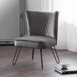 Julian Bowen Lisbon Chair Grey