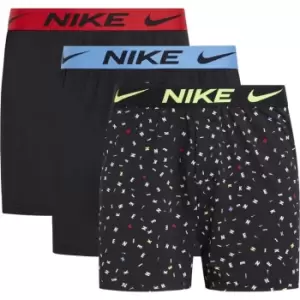 Nike Dri-Fit Essential Micro Boxers, Swooshfetti Print/Black /Uni Red, Unisex, Sleep - & Underwear, 0000KE12142NF